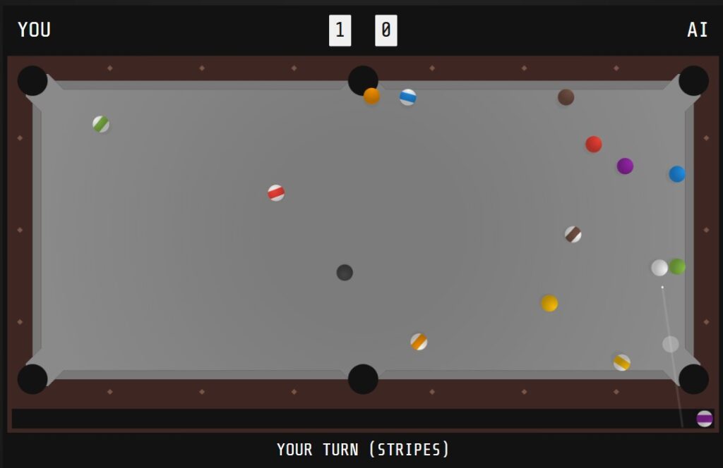Bad AI Billiard